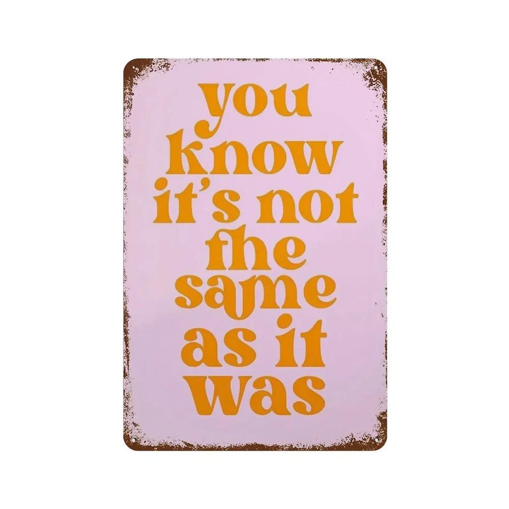 Harris Styles Liedtexte Metal Sings Kunstposter Tageslicht Feine Linie Album Blechschild Musik Sänger Heimbar Wand Moderne Ästhetik