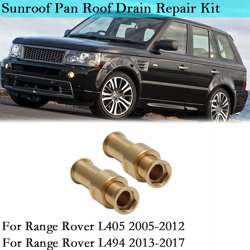 Sunroof Pan Roof Drain Repair Kit For Land Rover Range Rover L405 2005 2006 2007 2008 2009 2010 2011 2012 L494 2013-2017 2pcs