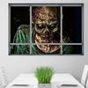 Halloween 3D Wall Sticker Scary Ghost Home Party Bar Decoration Wall Stickers (Size: 48x68 Cm)