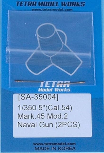 

Tetra Model SA Series American gun barrel set of 2 plastic model parts SA3504 1/350 Mark.45 5-inch 54-caliber Mod.2