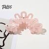 Stylish Hair Accessory Back Head Shark Clip, Large Hollow Petal Shape Claw, Bun Holder Claw For Commuting Accessory, Size Shower Clip for Thick