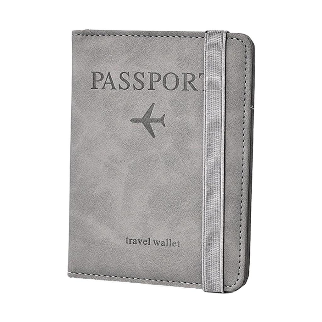 Jecca Passport Passport Electromagnetic Wave Security Passport Elastic Ideal for International Travel Case, Anti-Skimming, Cover, Blocking, Pouch,