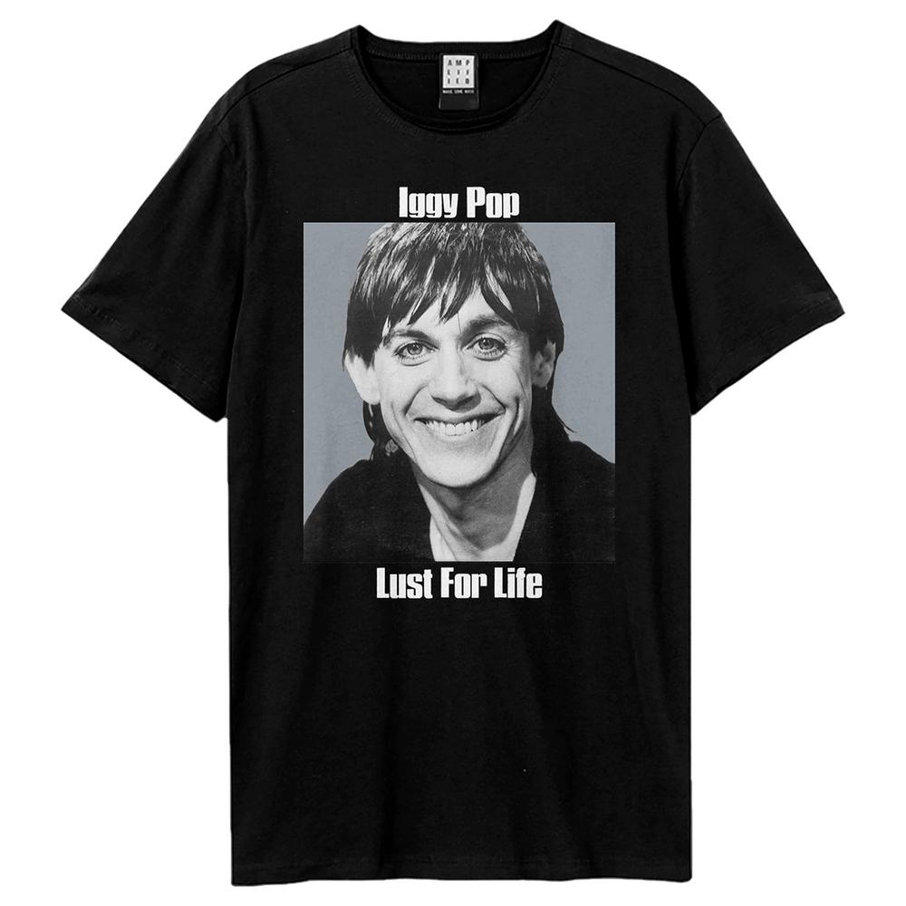 Amplified Unisex Adult Lust For Life Iggy Pop T-Shirt