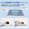 YK YUKO Melting Light Pillow, Memory Foam Pillow, 6540cm, 10cm High, Neck Pain Relief, Textured Cut, Pressure Dispersion, Supports Head, Neck, and