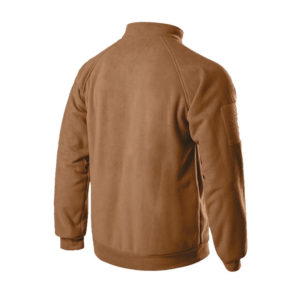 Men's Outdoor Jacket Hunting Clothes Warm Zippers Fleece Pullover Man Windproof Spring Winter Coat Thermal Underwear