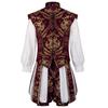 Elizabethan Renaissance Era Prince Cosplay Costume Vest Pumpkin Pants Set Gift