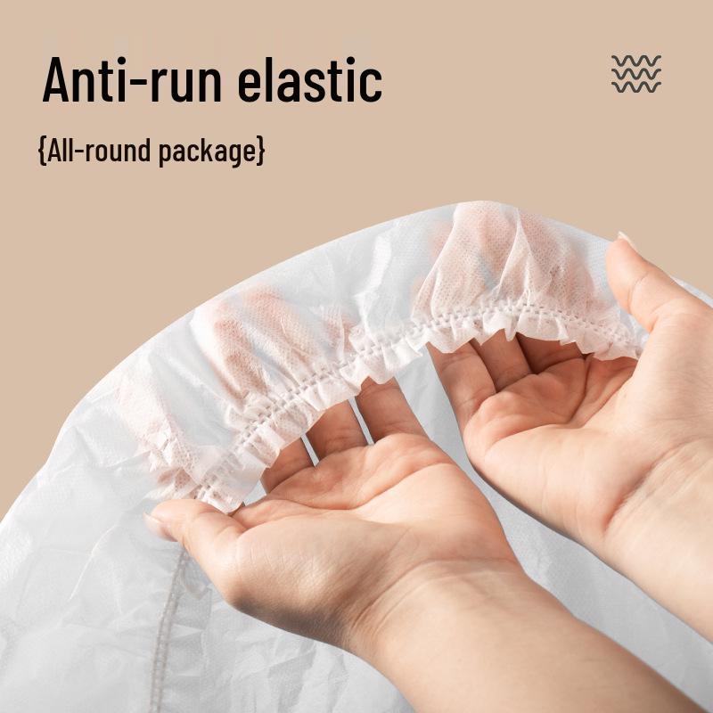 Travel Disposable Non-Woven Fitted Bed Sheet - Thick Bedspread Cover for Hotel, B&B, Beauty Salon, Isolation - Portable & Individually Packaged