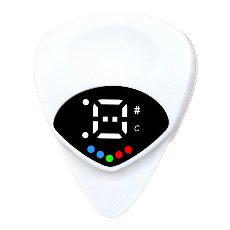 2 In 1 Guitar Pick Tuner Combo Portable Acoustic Guitar Tuners & Guitar Picks Guitar / Ukulele Tuner For Guitar Accessories