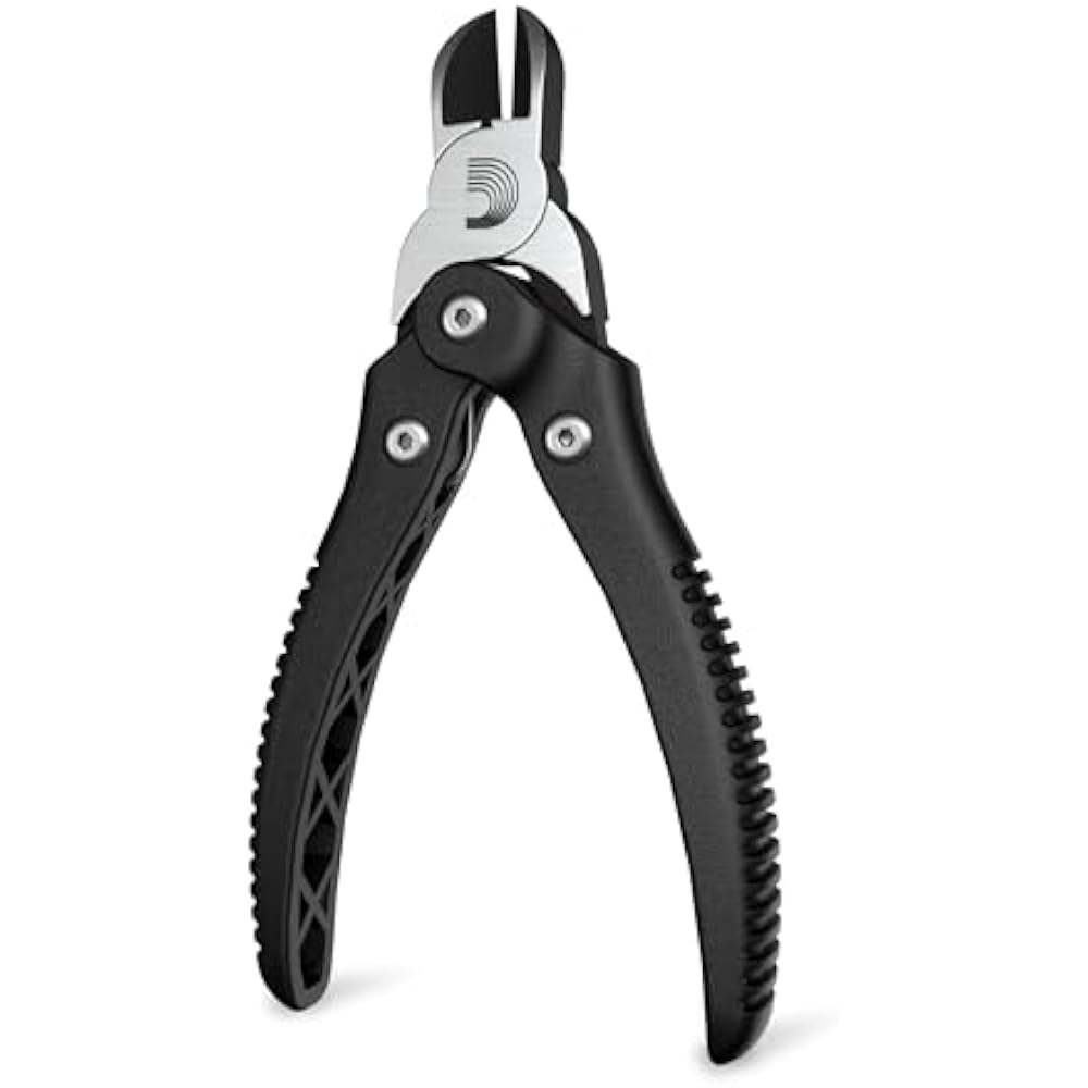 D'Addario Daddario String Cutter Nipper Compound Action Handle Lightweight Design PW-TGSC-01 [Bla...