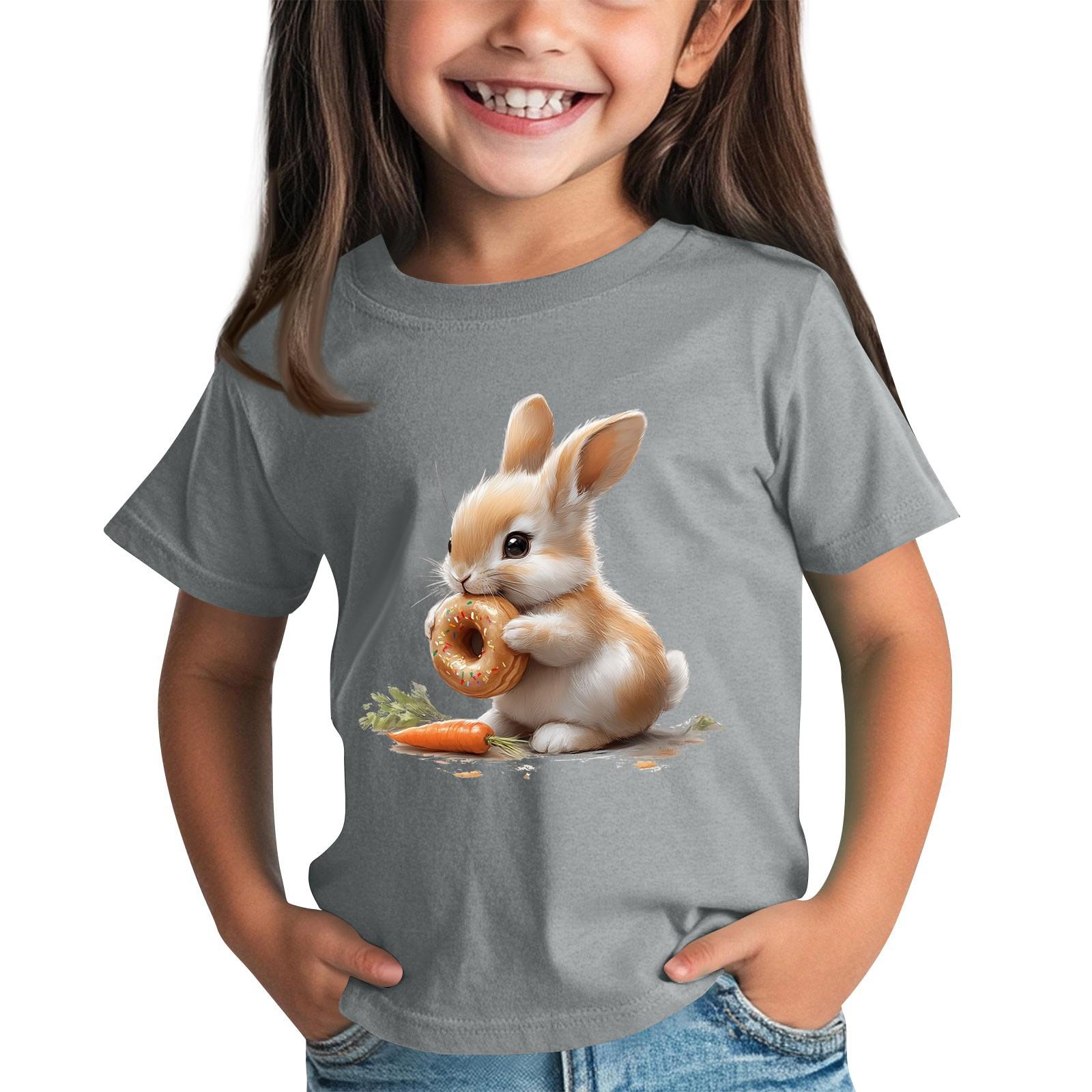 

Футболки для малышей, девочек и мальчиков, детские футболки с короткими рукавами и принтом для мальчиков и девочек 2-12 лет 100