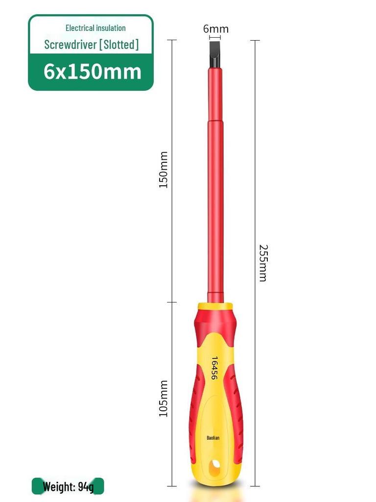 Superhartes magnetisches isoliertes Schraubendreher-Set: Phillips, Schlitz, Torx - Ideal für Elektriker