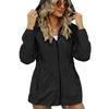 Giacca a Vento da Donna Reversibile Autunno 2024 con Stampa e Zip - Giacca Moda Coreana Giapponese