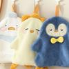 Animal Hand Towel Soft Cute Wall Mounted Dish Cloth Hand Dry Towel for Kitchen Bathroom