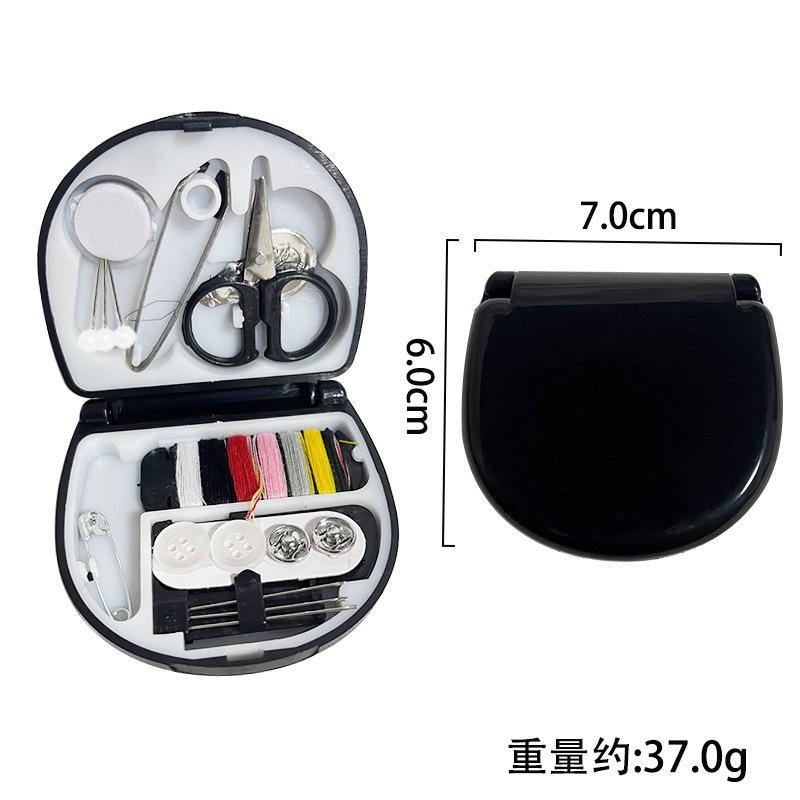 Mini Square Sewing Box New Home Minimalist Style Convenient Small Sewing Kit Sewing Tool Combination Set DIY