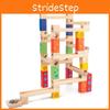 Wooden Childrens Ball Bearing Run Track Building Set For Ages 3 To 6 Educational Toy