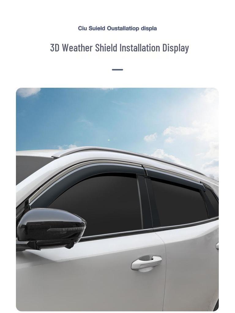 Honda Avancier Window Rain Deflector Eyebrow Trim