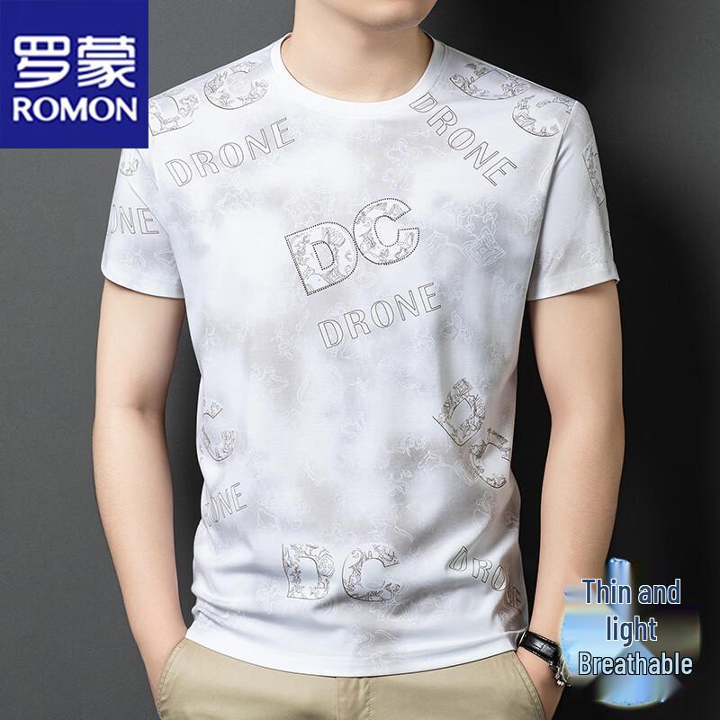 Romon Men s Cooling Short Sleeve T-Shirt M