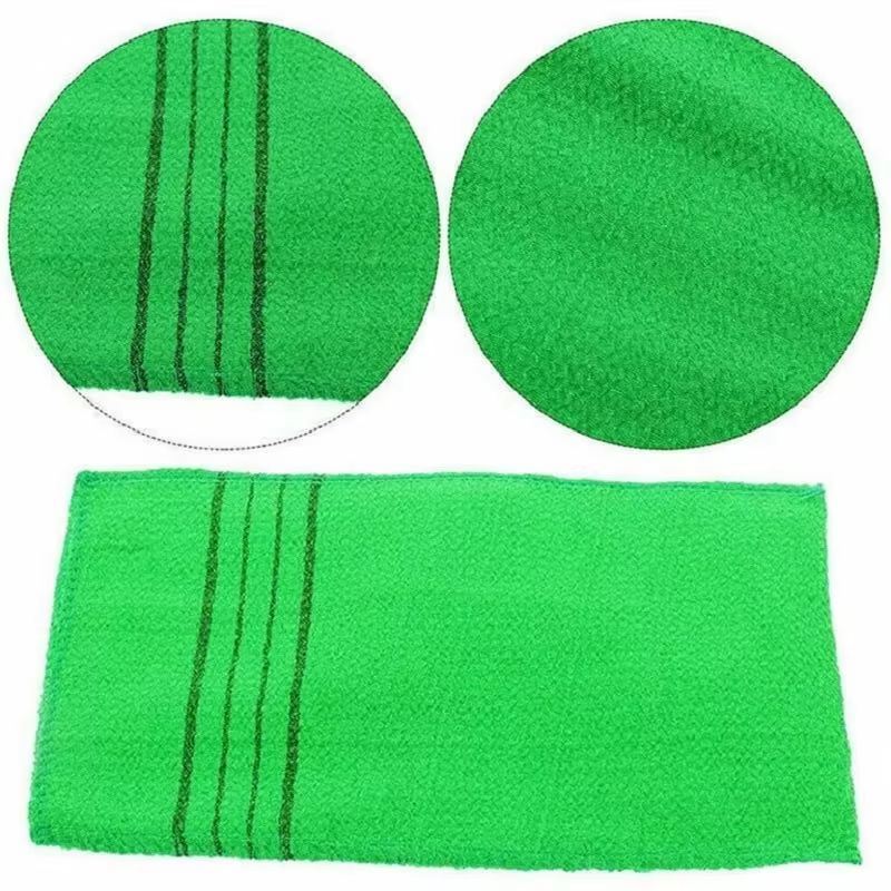 1PC Exfoliating Bath Pad Towel Korean Asian Exfoliating Bath Washcloth Body Scrub Shower Double Sided Exfoliating Cloth Gloves