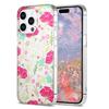 Suitable for Samsung S24ultra Flower Flower Hot Stamping S25 Electroplating Double Layer A54 Drop IPhone Phone Case