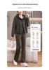 Autumn 2026 Women's Casual Three-Piece Set: Hooded Sweatshirt, Vest, and Pants.