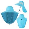 Hat for Pollen Prevents Pollen from Being Blown and Protects Against UV Hat with Removable Chin Perfect for Cycling and Sun Large Size with Visor
