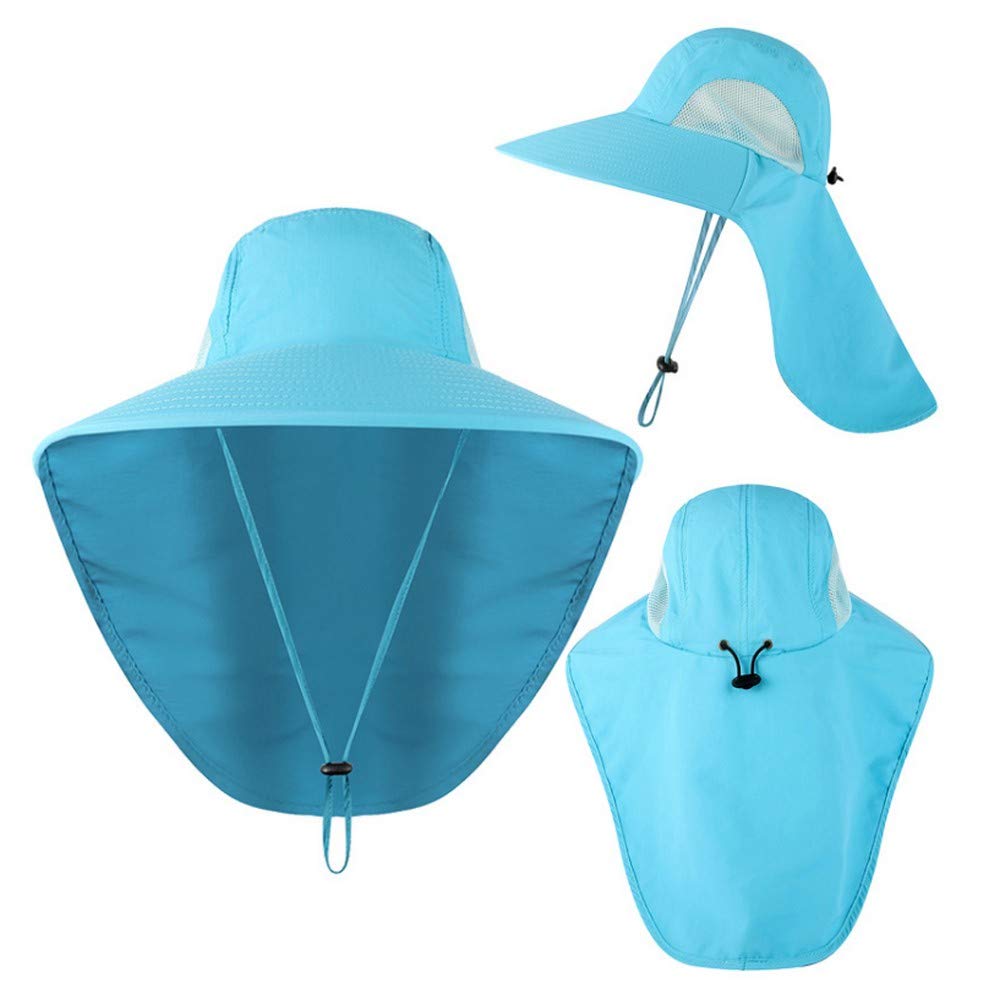 Hat for Pollen Prevents Pollen from Being Blown and Protects Against UV Hat with Removable Chin Perfect for Cycling and Sun Large Size with Visor
