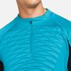 Nike Logo Print Crew Neck Long Sleeve T-Shirt Men Tops Blue DJ9914-472