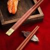 Red Wood 5/6/8/10 Pairs Chinese Chopsticks High Quality Beautiful Tableware Non Slip Sushi Food Grade Kitchen Chopstick Set