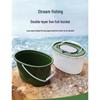 Double Layer Stream Fishing Bucket with Lure Box