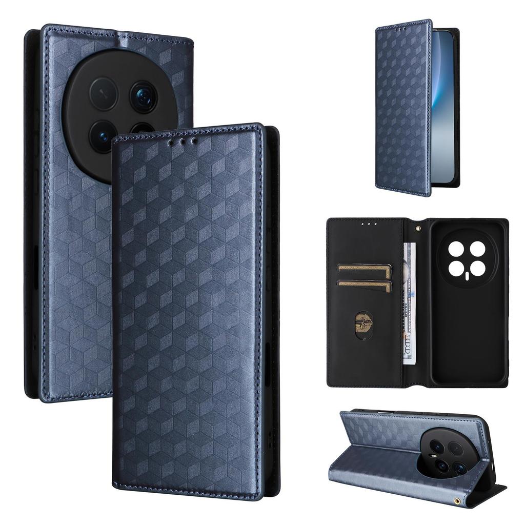 Flip Cover für Honor Magic8 Pro PU Leder Handyhülle Ganzkörperschutz [RFID-Blockierung] Brieftaschenhülle