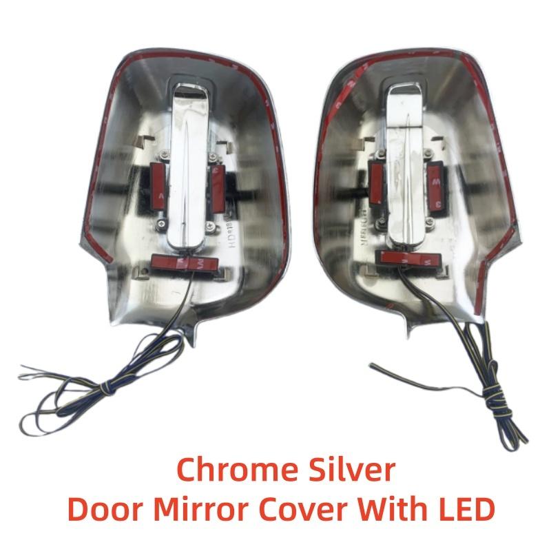 2 Stück Auto ABS Chrom Rückspiegel Zubehör Verchromte Verkleidung 2002 2003 2004 2005 2006 Für Honda CRV CR-V CR V Türspiegelabdeckung Mit LED