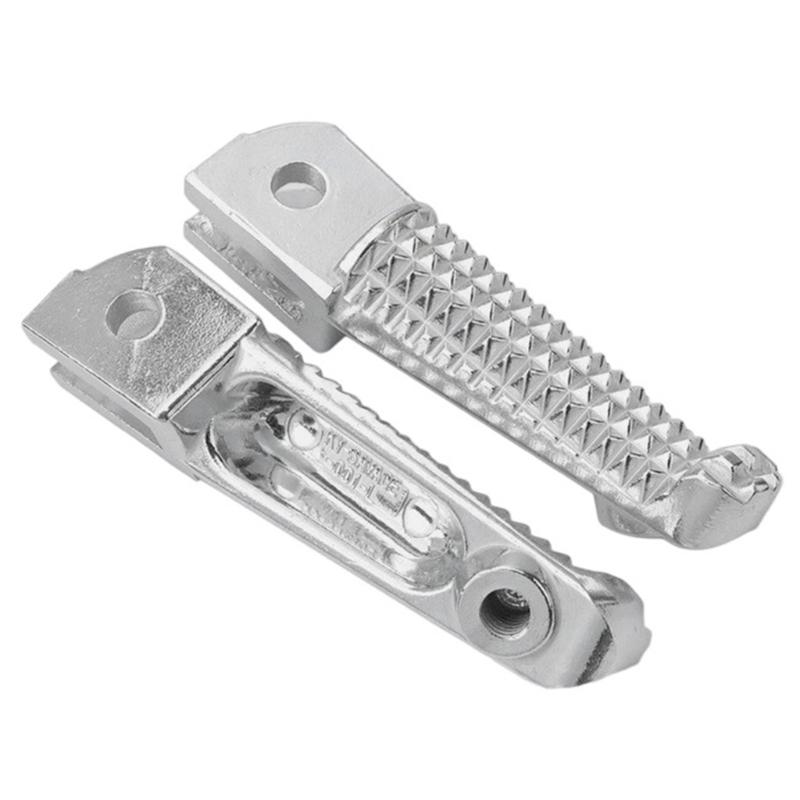 Heavy Duty Motorcycle Footrests Non Slip Platform Ergonomic Design Secure Grip Universal Fitment for Multiple Bike Models