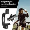 Mountain Bike Headlight Holder Base Rustproof Corrosion Resistant Computer Bracket Compact Size Simple Installation Light Adapter Mount Accessories