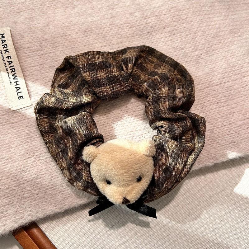 Cinnamoroll Plush Hair Tie: Fluffy Cartoon Hair Rope for Girls