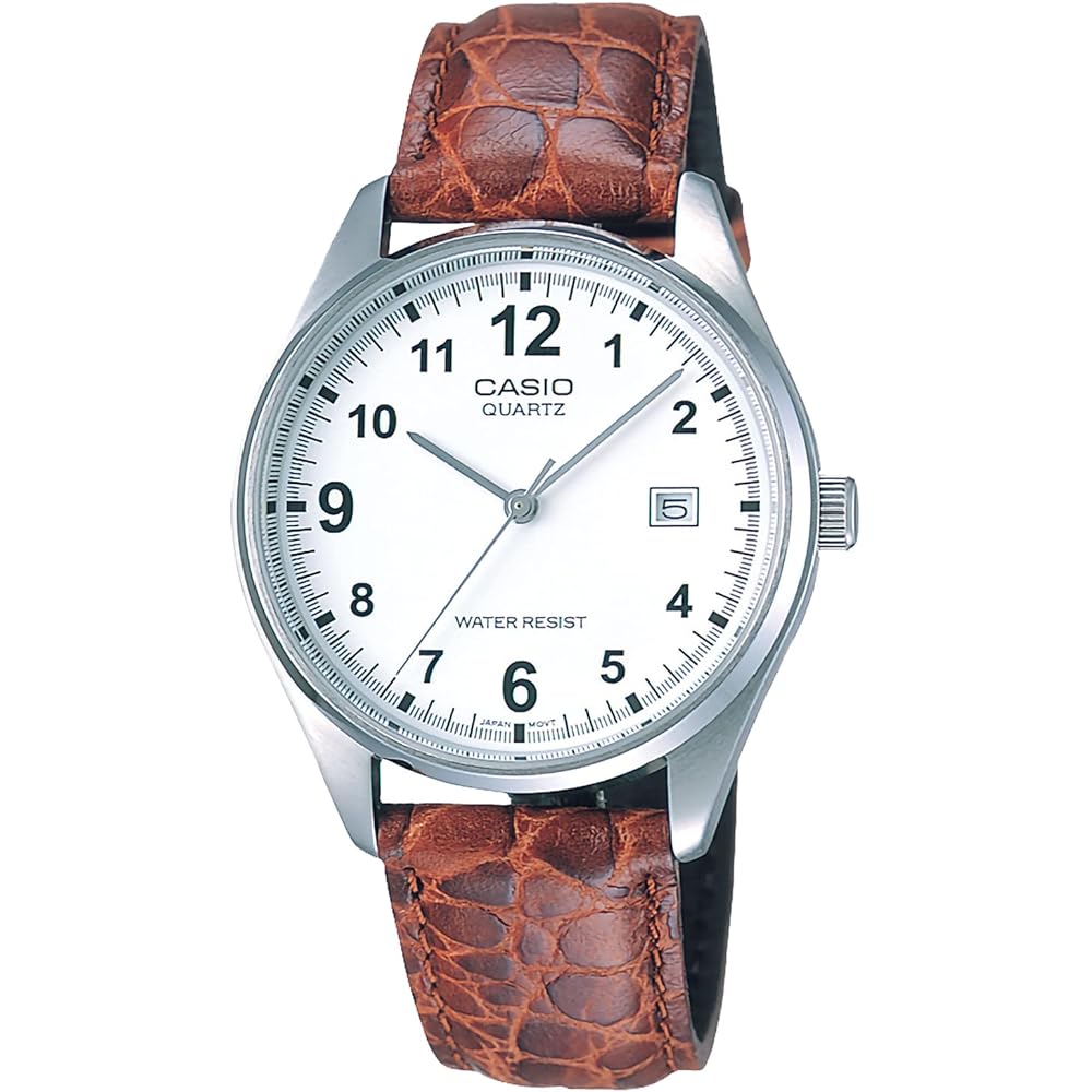 Casio Collection MTP-1175E-7BJH Men s Brown Watch Leather Strap Analog Timepiece