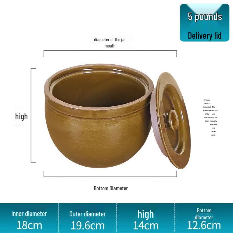Traditional Ceramic Fermentation Jar