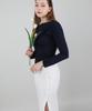 CATTLINE Button Elastic Long Skirt (Ivory)