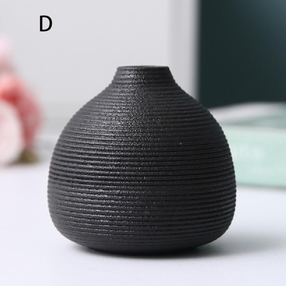 Małe ceramiczne wazony, prosty wystrój domu, dekoracja salonu, doniczki na suche kwiaty, rękodzieło, wazony hydroponiczne