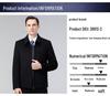 Men's Double-Sided Wool Jacket with Winter Down Liner for Middle-Aged Dads