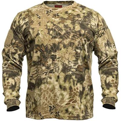 Męskie koszulki z długim rękawem Stalker Outdoor Wędrówki Wspinaczka Sportowe Koszulki z długim rękawem z okrągłym dekoltem