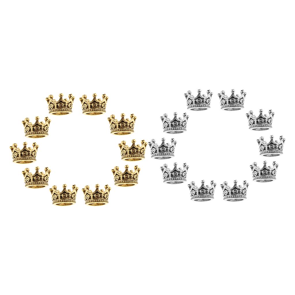 

20 шт. 6 мм мини-подвески-короны бусины для изготовления ювелирных изделий своими руками 6 x 11 мм
