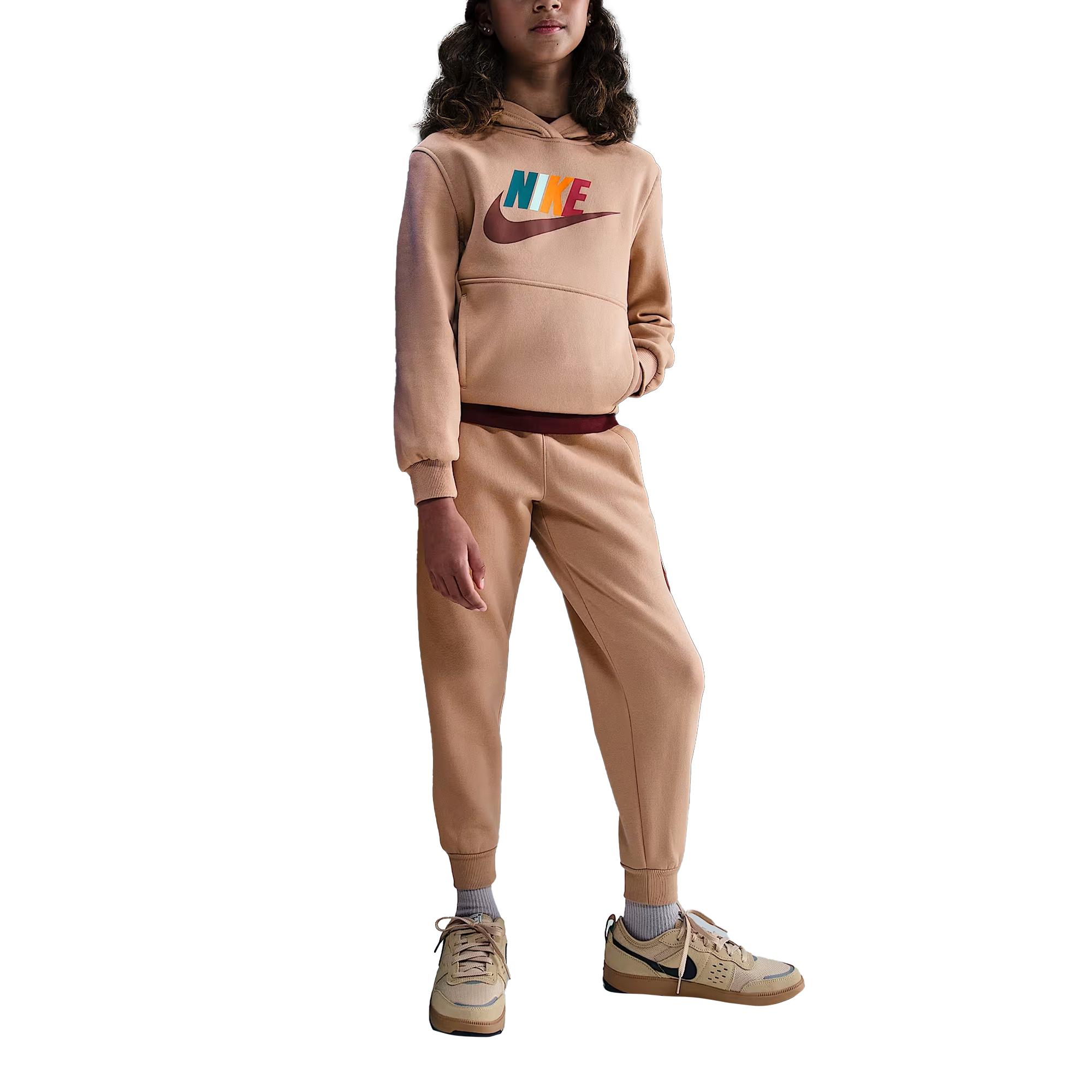 

Nike Вязаные спортивные штаны Клуб Удобные с манжетами Флис Детские низ FD2995-201 XS