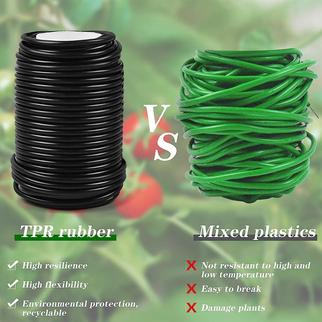 Garden Plant Twist Ties - 20m Soft Wire for Supporting Branches, Vines, and Stems