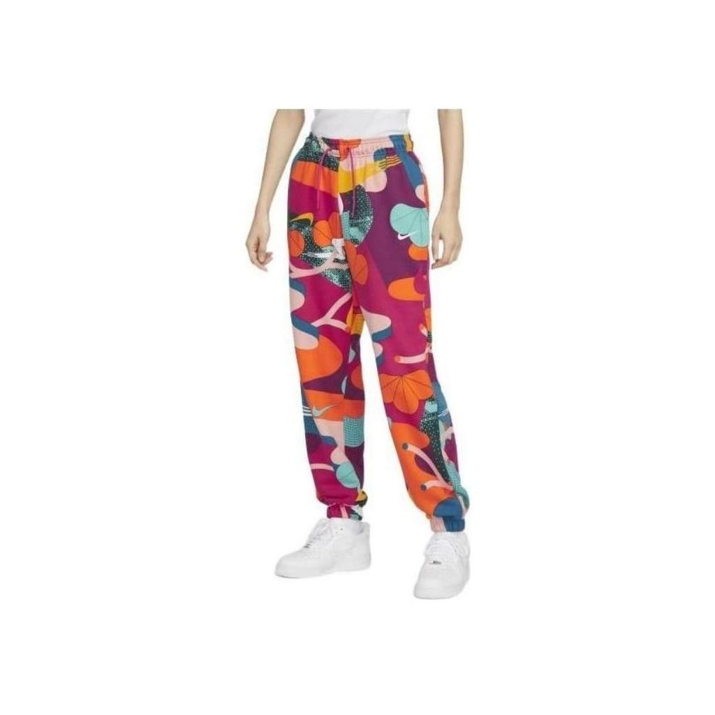 Nike CNY Rok Zajíce Graffiti Francouzské froté Pletené kalhoty s vysokým pasem Dámské spodky Vícebarevné FD6686-681