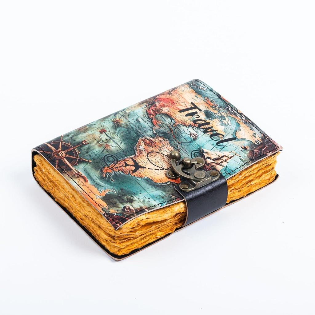 CRAFT JUNKY Vintage Leather Journal Diary for Women & Men Travel Diary Notebook for Writing