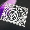 Clock Gear Box Background Art Pattern Metal Cutting Dies Craft Embossing Scrapbooking Stamps for Card Making Decor