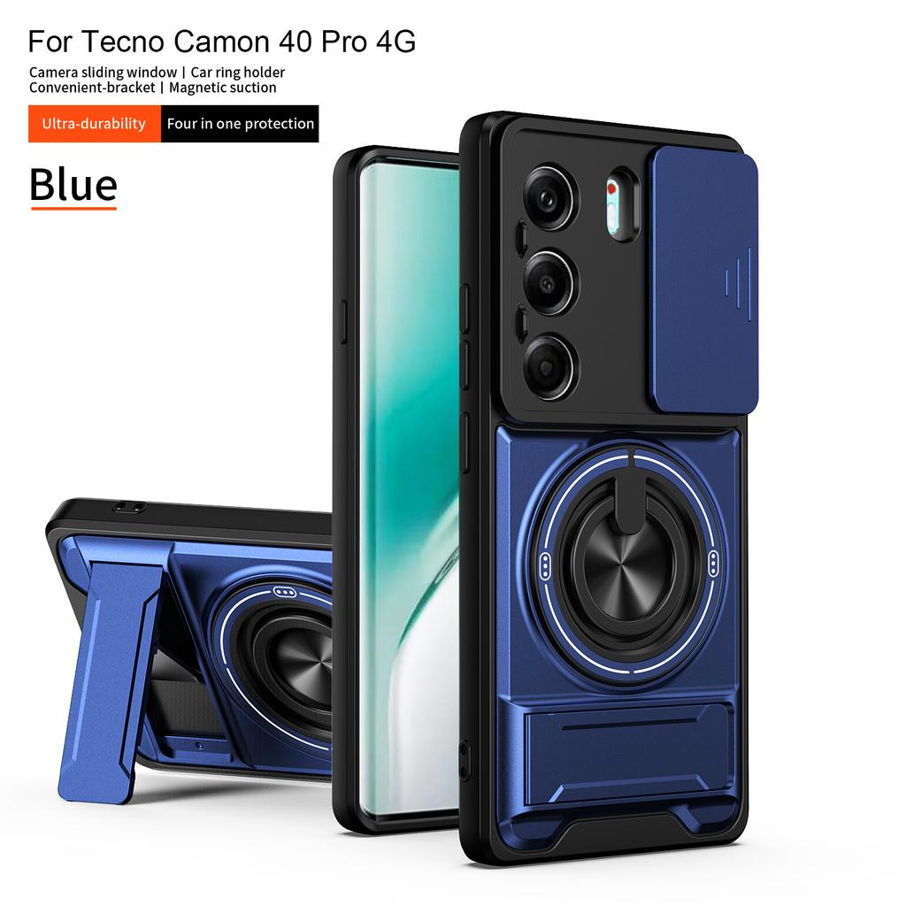 Applicable to Transsion Tecno Camon50Pro Shunjia mobile phone case Spark Slim window bracket protective case
