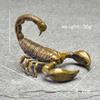 Retro Classical Copper Scorpion Ornament Animal Figurines Miniatures Tea Pet Vintage Brass Crafts Desk Decorations Accessories