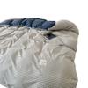 Japanese Washed Cotton 4-Piece Bedding Set: Duvet Cover, Fitted Sheet & Bed Sheet In Simple Style.