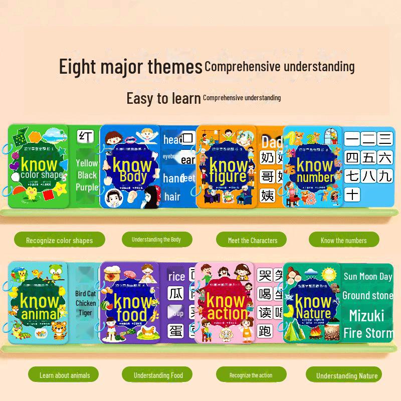 Early Literacy Quiet Book: Children's Preschool Picture Recognition with Magic Stickers (Ages 3-6)